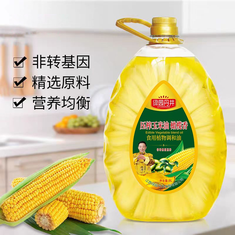 尊龙凯时 压榨玉米油橄榄香食用植物协调油 5L